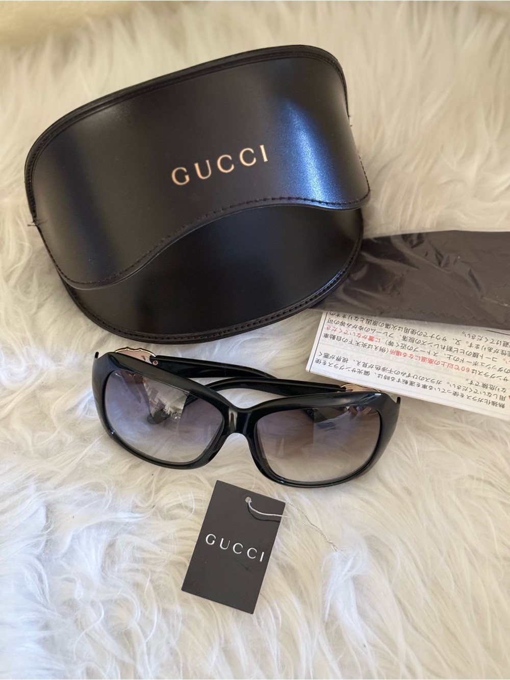 Gucci Black Frame with Gray Gradient Lenses Sunglasses